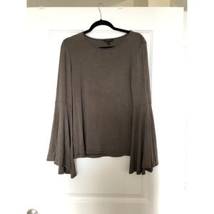 Ruffle sleeve banana republic top